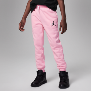 Jordan-fleecebukser til større børn - Pink Pink S