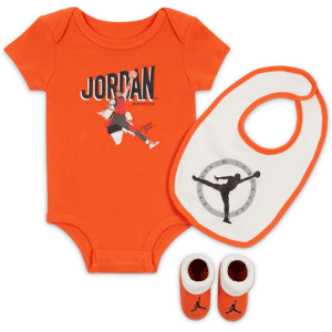 Jordan MVP Bodysuit Box Set-bodysuitsæt til babyer (0-6 mdr.) - Orange Orange 6-12M