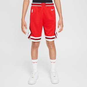 Chicago Bulls 2023/24 Icon Edition Nike NBA Swingman-shorts til større børn (drenge) - rød rød S