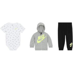 Nike Just Do It-buksesæt i 3 dele til babyer (3-6 M) - sort sort 9-12M