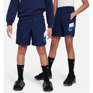 Vævede Nike Sportswear-shorts til større børn - blå blå M