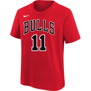 Chicago Bulls-Nike Dri-FIT NBA-T-shirt til større børn (drenge) - rød rød XL