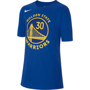 Golden State Warriors Nike-NBA-T-shirt til større børn - blå blå S