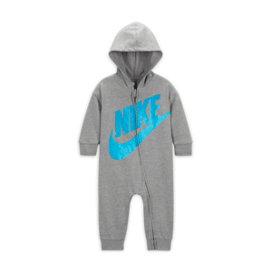 Nike-heldragt med fuld lynlås til babyer (0-12 mdr.) - grå grå 6-9M