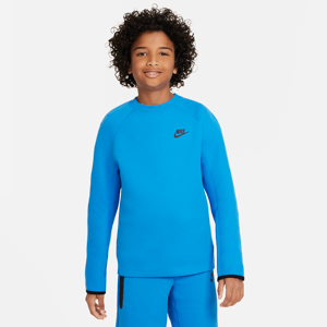 Nike Sportswear Tech Fleece-sweatshirt til større børn (drenge) - blå blå XL
