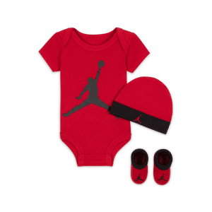 Jordan-sæt i 3 dele til babyer - rød rød 0-6M