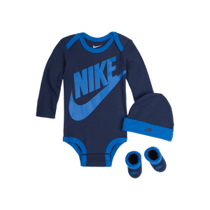 Nike-sæt i tre dele til babyer (0-6 M) - blå blå 6-12M