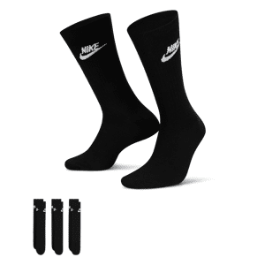 Nike Sportswear Everyday Essential-crewstrømper (3 par) - sort sort 46-50