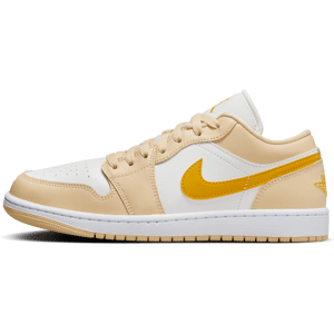 Air Jordan 1 Low-sko til kvinder - hvid hvid 35.5