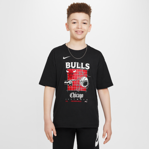 Chicago Bulls Courtside Nike NBA Max90-T-shirt til større børn - sort sort L