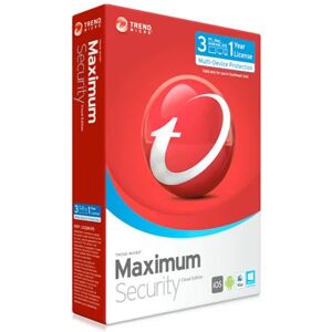 Trend Micro Maximum Security til 3 enheder i 1 år