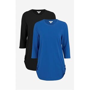 Cellbes of Sweden Jerseytunika med 3/4 ærme Alexia 2-pack  Female  Blå+Sort