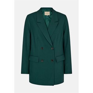 Soyaconcept Blazer med dobbelt knaplukning Gilli  Female  Mørkegrøn