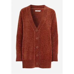 Cellbes of Sweden Cardigan i chenille Camilla  Female  Rust