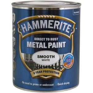 Borup Kemi A/S Hammerite Glat-effekt Hvid - 750ml