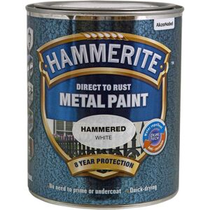 Borup Kemi A/S Hammerite Hammer-effekt Hvid - 750ml