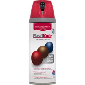 Borup Kemi A/S Plasti-kote Twist, Satin 22106 - Postrød 400ml