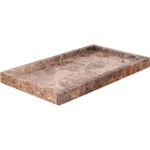 Homeshop Bakke i brun marmor 15x27x2 cm - 4501350