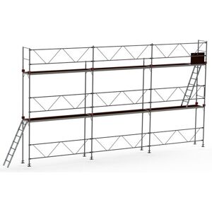 JUMBO Uniflex stål facade 6x15m.