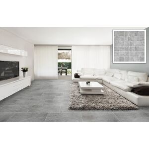 Homeshop Evolution Grey Mosaico 5x5 30x30x0,7cm - gulvflise