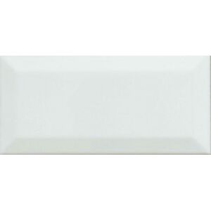 Homeshop Metro Biselado Hvid Blank Facet 10x20 cm