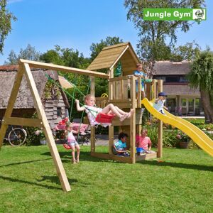 Jungle Gym Cubby legetårn komplet inkl. swing module xtra og rutschebane - 804-269SX