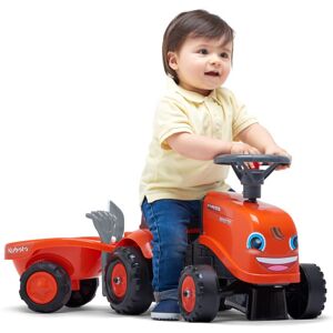 FALK Baby Kubota ride-on traktor med trailer, rive og skovl