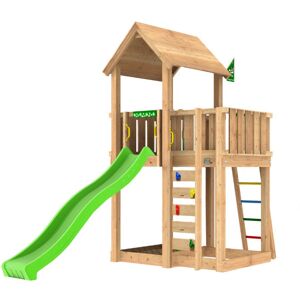 Legetårn komplet Jungle Gym Mansion 2.1 ekskl. rutsjebane