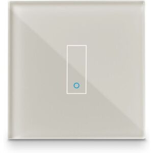 Iotty Smart Switch single button faceplate - Design your own smart switch Colour: Tan