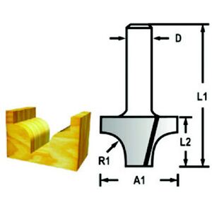 Makita Rundingsfræser 19mm - D-48153