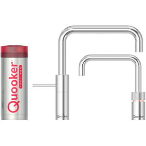 Quooker Nordic Square Twintaps sæt  m. Pro3 VAQ B 3 l. - krom