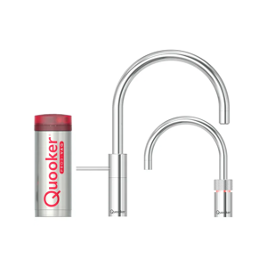 Quooker Twintaps Round Kogende vandhane m/Pro3-VAQ Krom