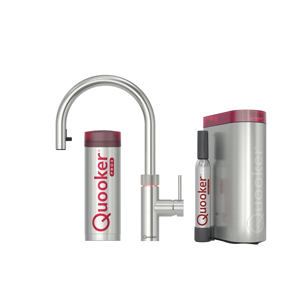 Quooker Flex Sæt M. 3l Rustfrit Stål Inkl. Pro3 & Cube Beholder