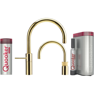 Quooker Twintaps Round Sæt M 3l Mes Inkl. Pro3 & Cube Beholder