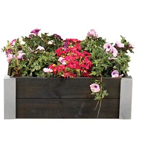 Garden Life Gardenlife Premium-A Højbed 22x66x66cm sort grundmalet