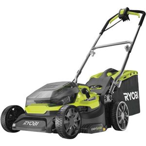 Ryobi Hybrid plæneklipper 36 V med strøm fra enten (2x) 18 V 2.5Ah Lithium-batterier eller kabel - RY18LMH37A-225