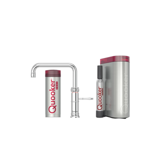 Quooker Classic Fusion Square Sæt M.3l Krom Inkl. Pro3 & Cube Beholder