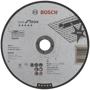 Bosch Skæreskive A46v Inox 180x1,6mm Lige - 2608603498