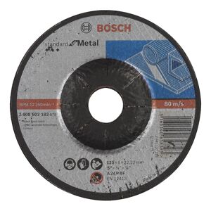 Bosch Skrubskive Metal 125x6mm Krøp Std - 2608603182