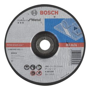 Bosch Skæreskive Metal 180x3mm Krøp Std - 2608603161