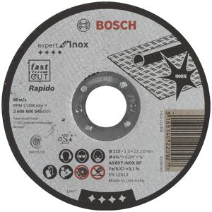 Bosch Rapido Skæreskive 115 X 1,0 Mm - 2608600545