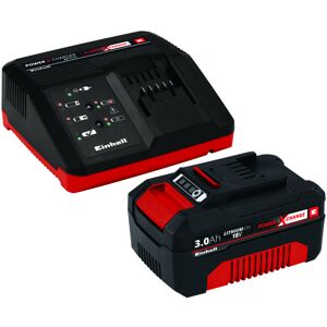 Einhell Sæt med oplader og batteri 18 V 3,0 Ah P-X-C