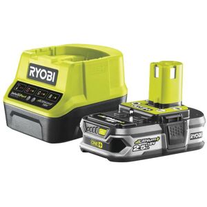 Ryobi Batteri 18V ONE+ 2,5 Ah Lithium+ hurtiglader (2,0 Amp/tim.) - RC18120-125