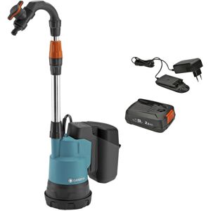 Gardena  Regnvandstønde Pumpe 2000/2 18v Inkl Batt Lader   -  14602-20