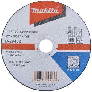 Makita Skæreskive 150x2.5x22.23 (En) - D-29402