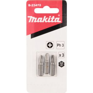 Makita Bitssæt 3 Dele Ph 3-25mm - B-23472