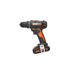 Worx 20V Skruemaskine, 30Nm, 2x2,0Ah, 3-5t lader, box