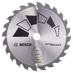 Bosch Rundsavsklinge Stand Ø190x2.2x20/16mm T24 - 2609256818