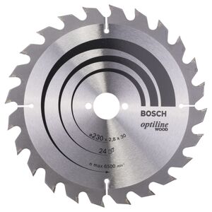 Bosch Rundsavsklingeinge Optiline 230x2,8x30mm 24t - 2608640627