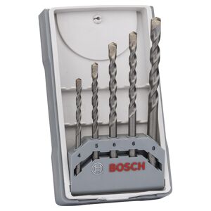 Bosch Betonborsett 4/5/6/6/8mm 5 Stk Silver - 2607017080
